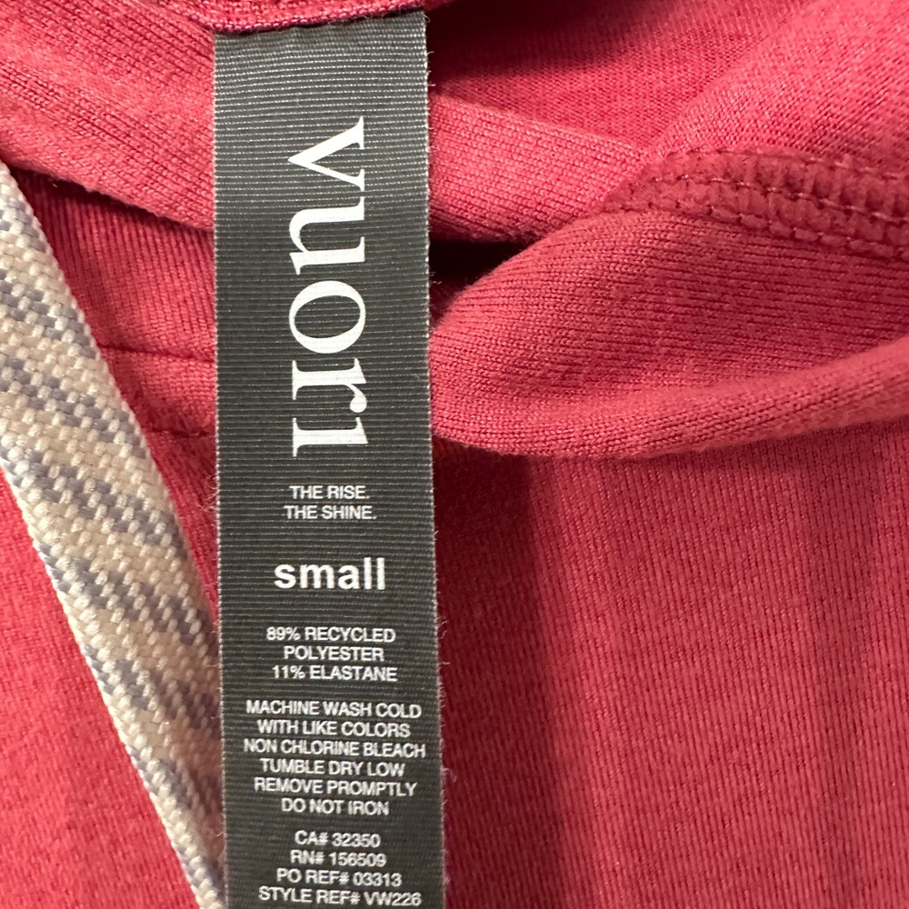 Vuori Sierra Red Halo Essential Hoodie - Picture 6 of 7